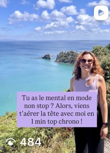 screenschot Amélie Monkarey Instagram sophrologie - aérer son mental, libérer agitations mentales