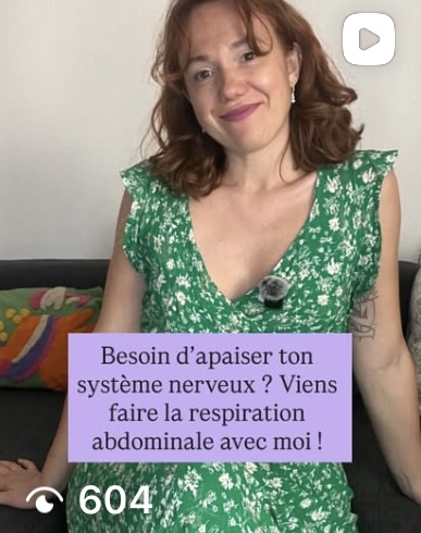 apaiser système nerveux respiration abdominale